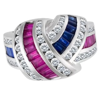 Twisted Ring 14k white gold