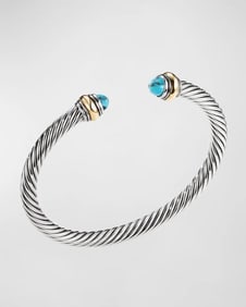 David Yurman Cable Bracelet with Turquoise