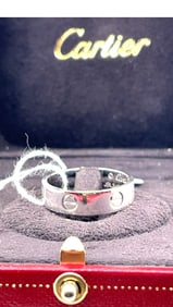 Cartier White Gold Band