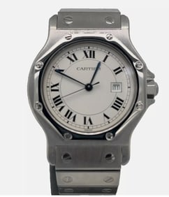 Cartier Octagon Automatic Stainless Steel Watch