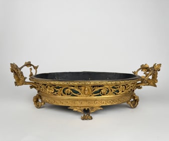 19th Century French Gilt Bronze Centerpiece By Christofle et Cie