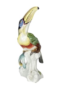 LARGE MEISSEN TUCAN BY PAUL WALTHER
