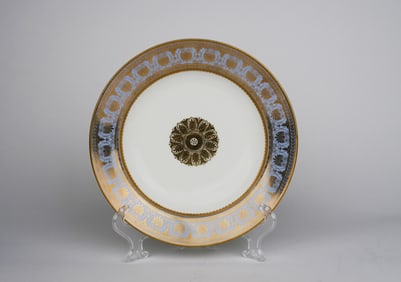 A Sevres Porcelain Hand Painted Decorative Cabinet Plate