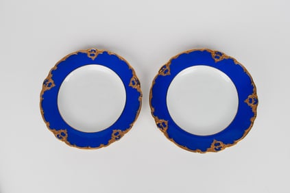 A Pair Of 19th Century German Meissen Porcelain Plates