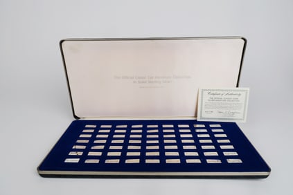 1980 Franklin Mint Official Classic Car Collection in Solid Sterling Silver .925