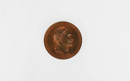 19th Century French Napoleon Bronze Medal