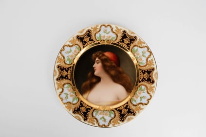 A royal Vienna Decorative Cabinet Plate By Wagner