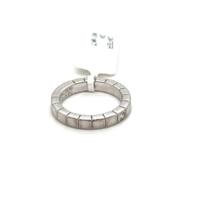 Cartier Lanieres 18k Whitle Gold & Diamond Ring