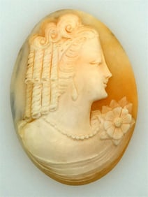 Victorian Italian Unmounted Shell Cameo