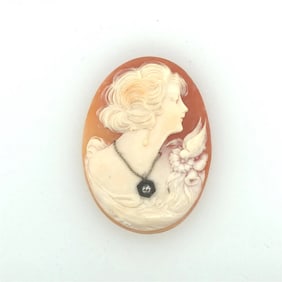 Victorian unmounted shell cameo