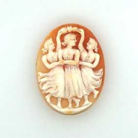 Victorian shell cameos