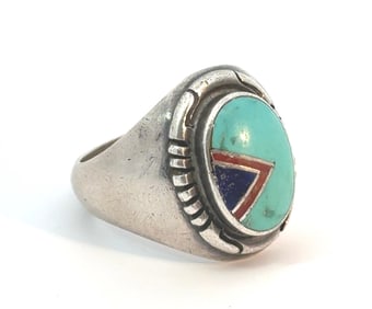 Sterling Silver & Turquoise Ring