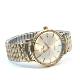 Omega Gold Plated Seamaster Mens Watch