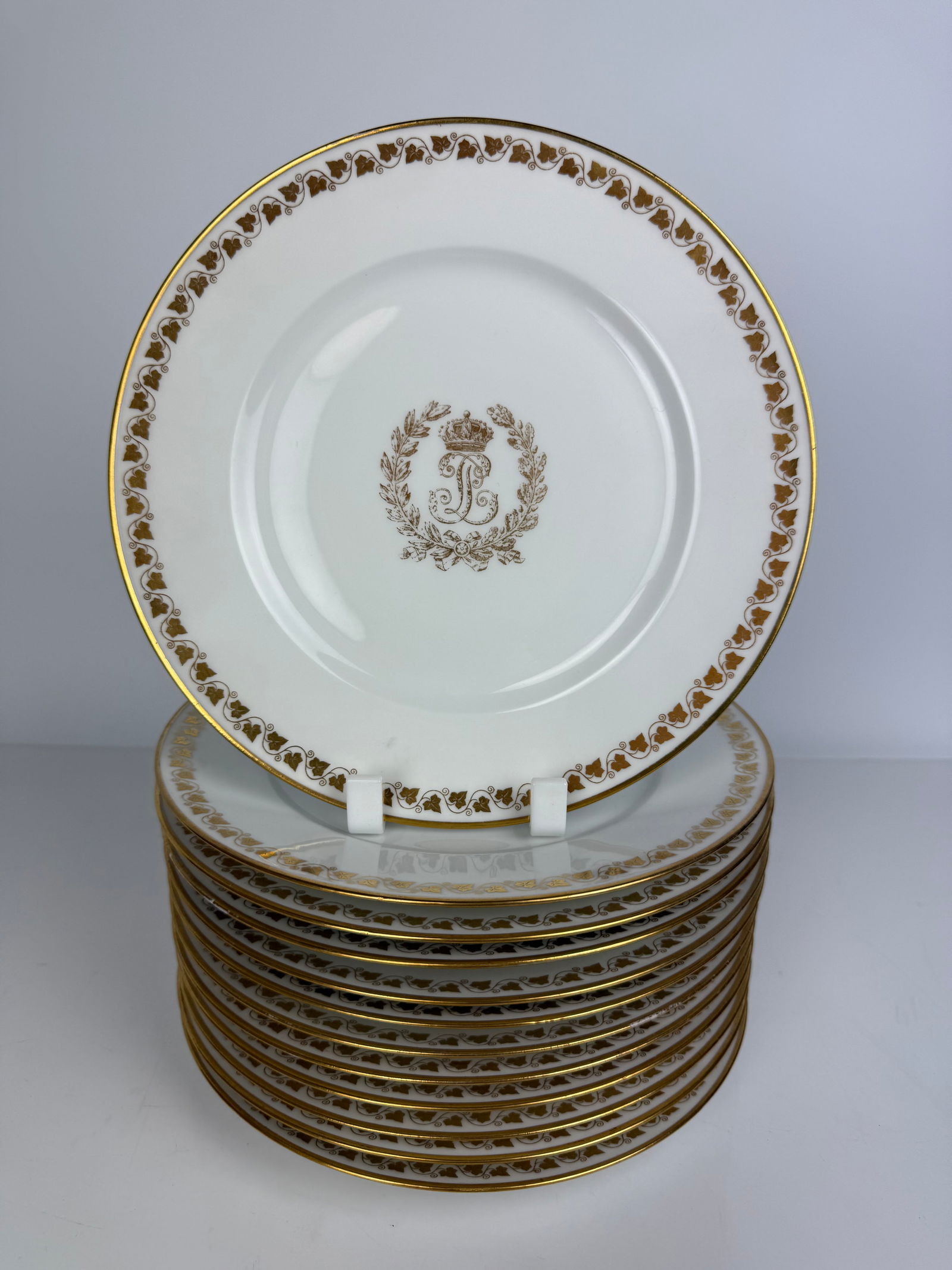 19th Century Imperial Sevres Porcelain Dinner Plates. (1 of 5)
