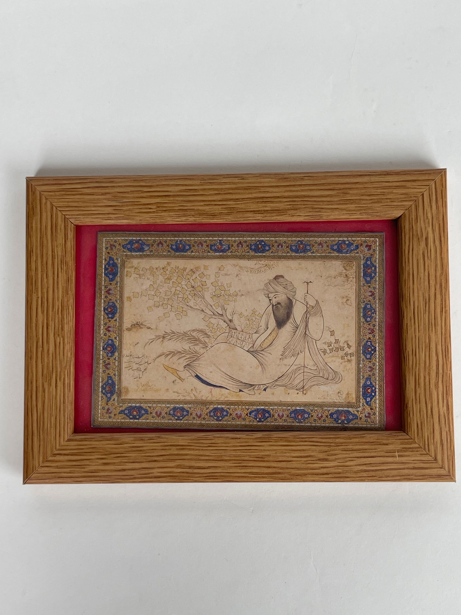 A Vintage Persian Sence Set In A Frame: A Vintage Persian Sence Set In A Frame1-3/8” x 2”