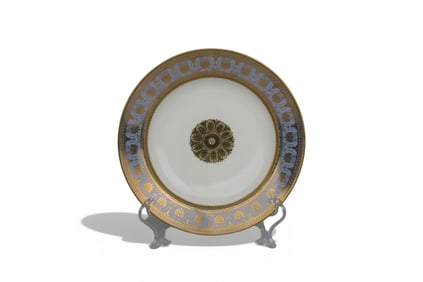 A Sevres Porcelain Hand Painted Decorative Cabinet Plate