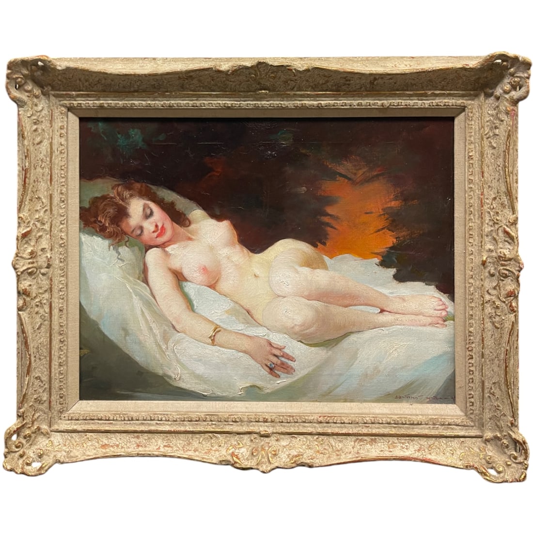 MARIA SZANTHÓ (Hungarian, 1898-1984): MARIA SZANTHÓ (Hungarian, 1898-1984). Oil on canvas