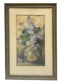 Olivia Pennington Watercolor Bouquet Painting