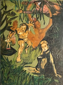 Modern Mix Media Painting