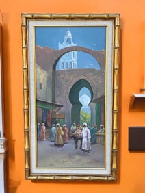 An Orientalist Egyptian Street Painting