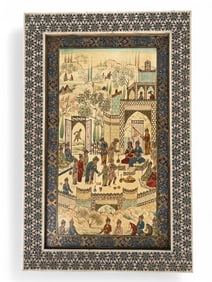 Persian Hand Painted Painting