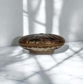 19th Century Japanese Meiji Period Miniature Box & Cover