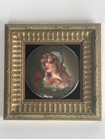 A Royal Vienna Style Porcelain Plaque