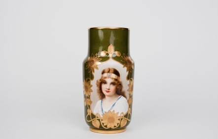 20th Century Art Nouveau Style Royal Vienna Porcelain Vase