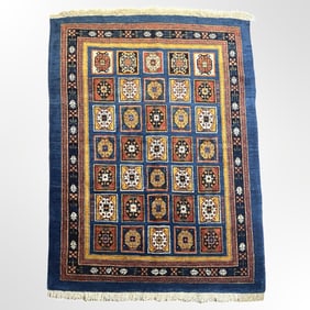 Gabbeh Hand-Knotted Persian Rug, Made of the Best Wool and Herbal Dyed colour