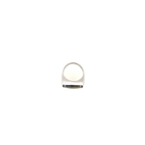 14K White Gold & Tiger's Eye Ring