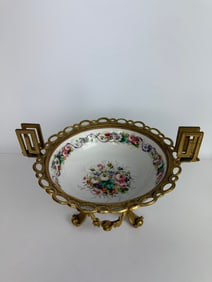 19th Century Sevres Porcelain & Gilt Bronze Centerpiece
