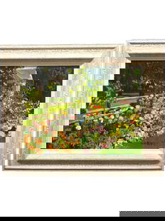 Oil on Canvas Landscape Painting: Oil on Canvas Landscape Painting. Frame: 32&rdquo; x 26&rdquo;