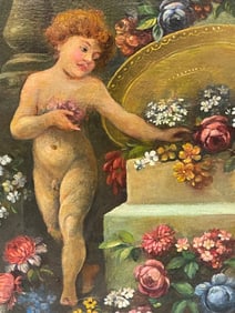 18th Century Pair Of French Oil On Canvas Paintings