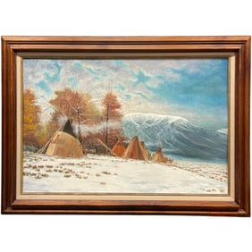 An Oil on Canvas Painting By Alfonso Roman