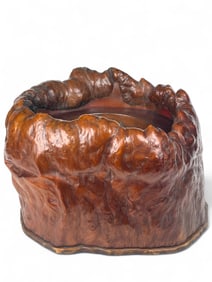 A Japanese Meiji Period Root Wood Hibachi Planter