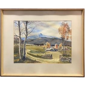 A Watercolor on Paper Painting by Henry Young (American 20th Century)
