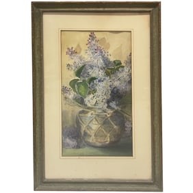 Olivia Pennington Watercolor Bouquet Painting