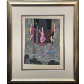 Erté (Russian, 1892-1990) The Chaste Susannah