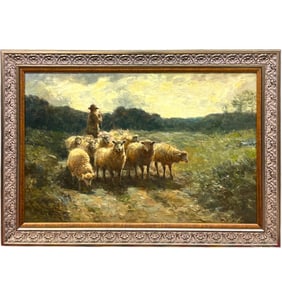 Oil on Canvas, William Rowell Derrick (American, 1857-1941)