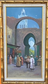 An Orientalist Egyptian Street Painting