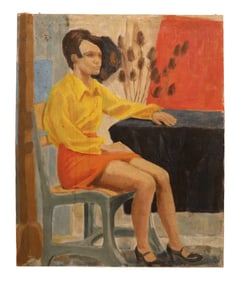 Oil On Canvas By Sharon Poppleton 1970