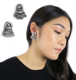 A Pair Of William Spratling Sterling silver Earrings