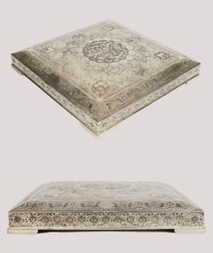 20th Century Persian Hand Made 84 Silver Hinged Box