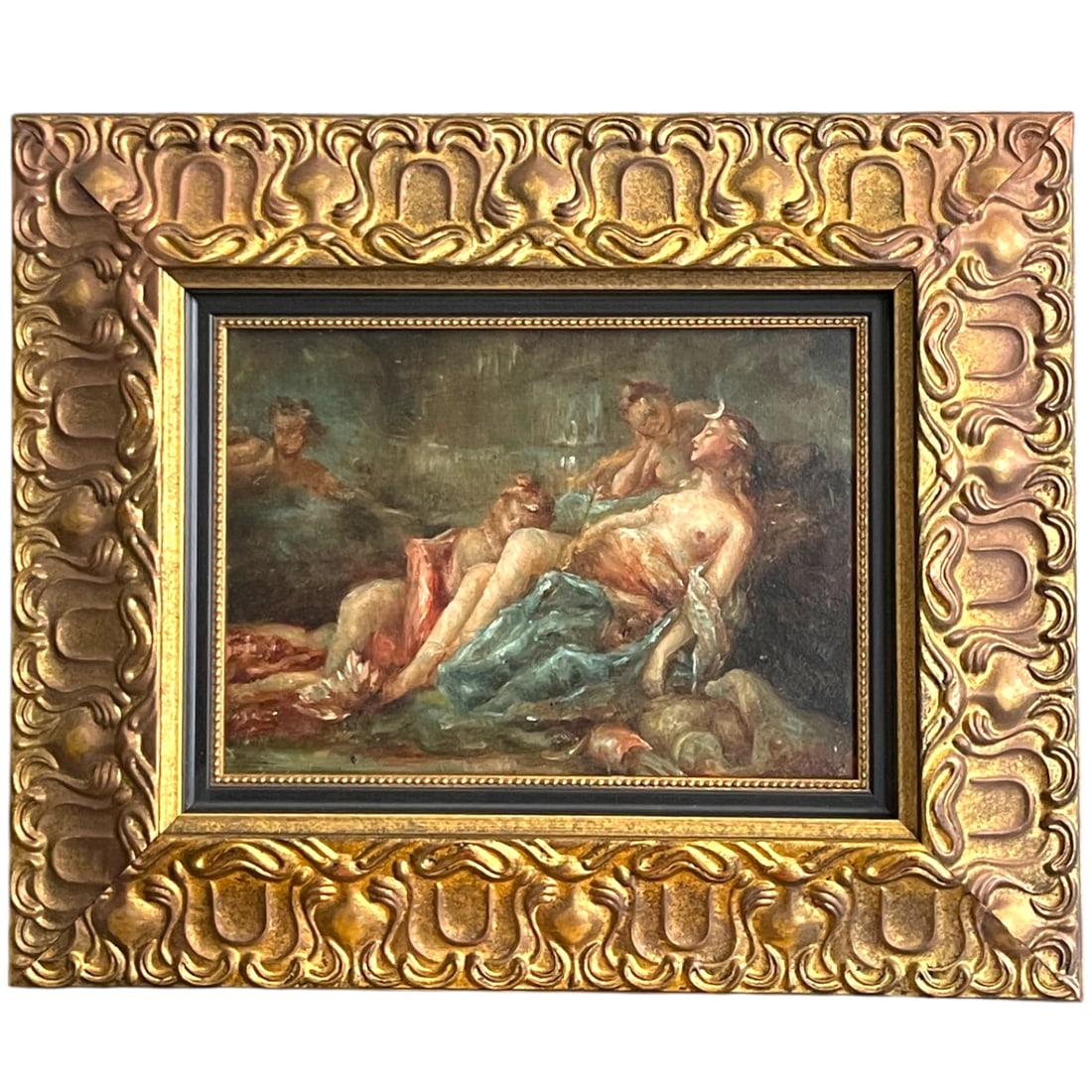A 19th Century Oil on Board Painting (1 of 7)