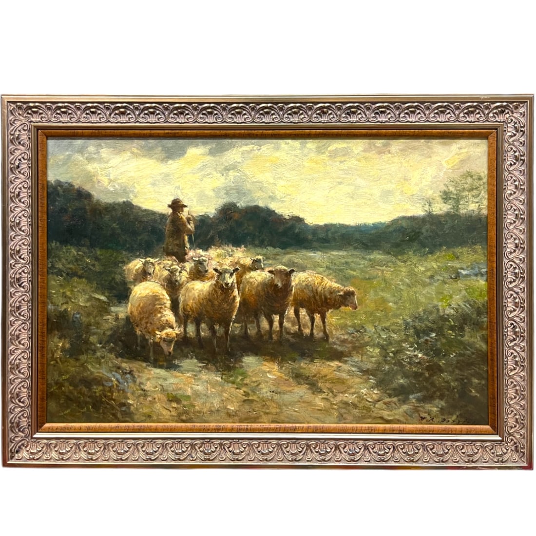 Oil on Canvas, William Rowell Derrick (American, 1857-1941) (1 of 6)