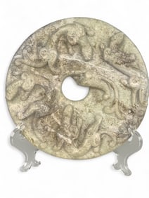 A Chinese Hand Carved Dragon Sculpture