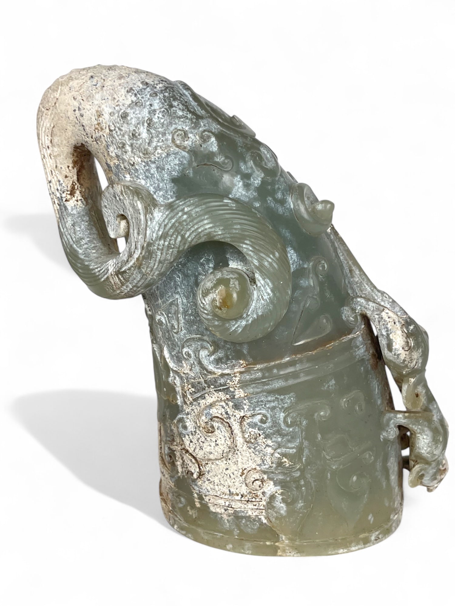 A Chinese Carved Jade Vessel (1 of 11)