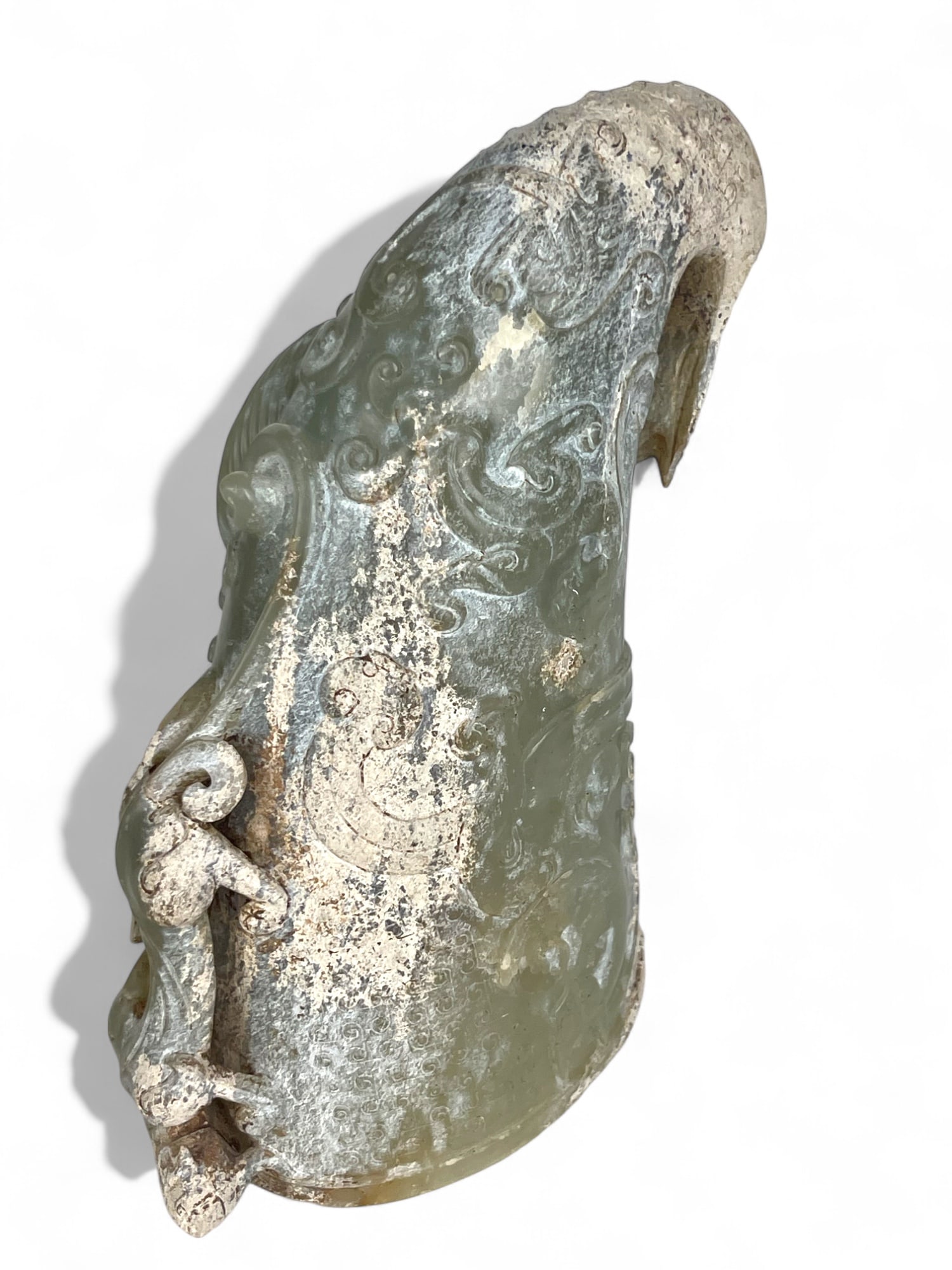 A Chinese Carved Jade Vessel - 3