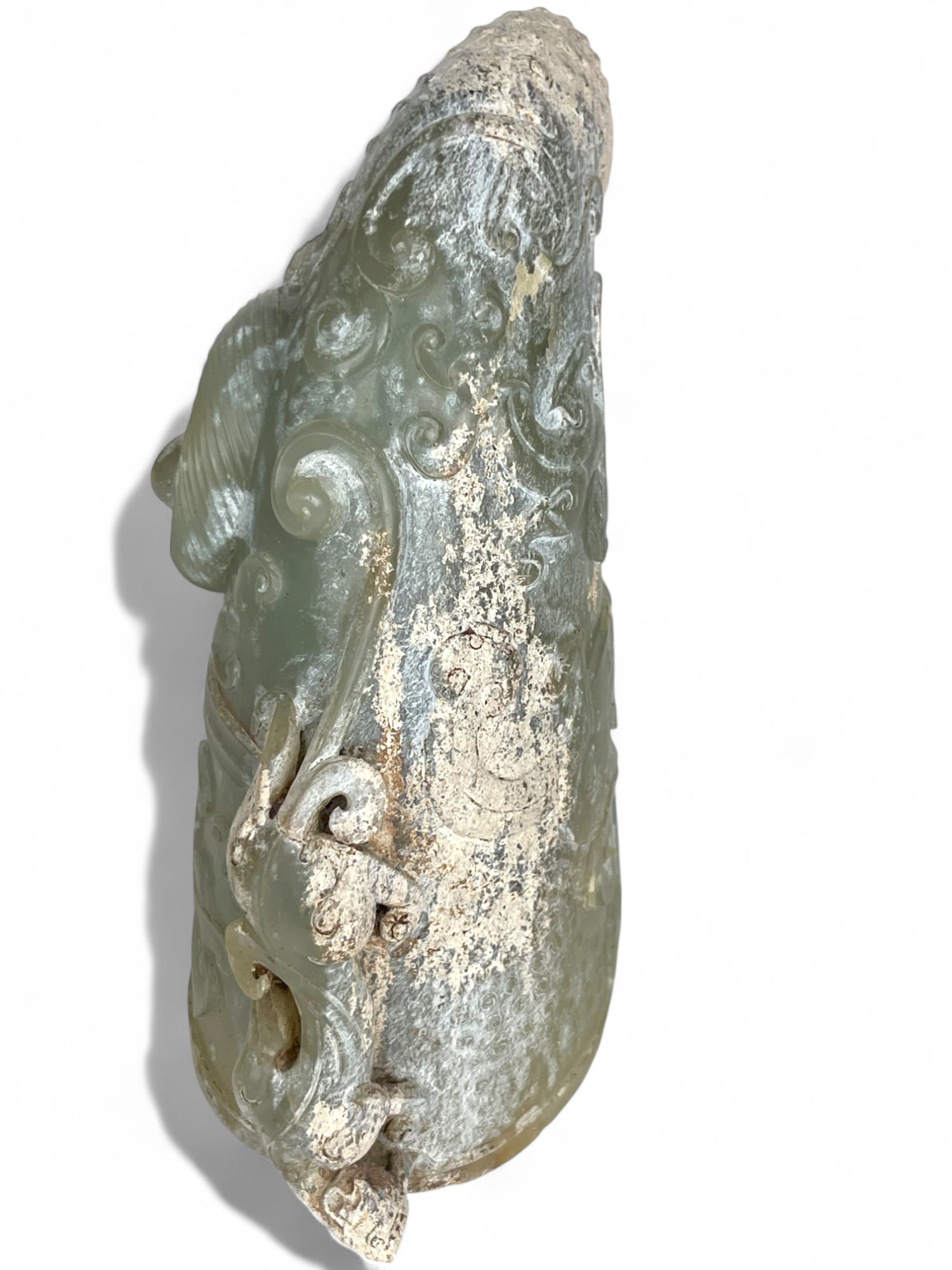 A Chinese Carved Jade Vessel - 6