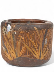 A Japanese Meiji Wood Planter